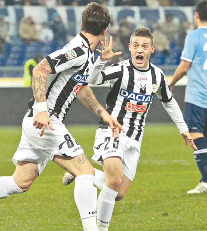 
    Gabi Torje a marcat  două goluri pentru  Udinese în acest sezon  