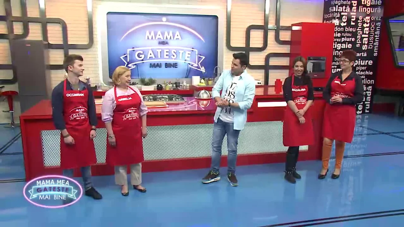 
    Concurenţii de la „Mama mea găteşte mai bine” se vir afla sub supravegherea lui Horia Vîrlan şi a lui CoveFoto: Prima TV  