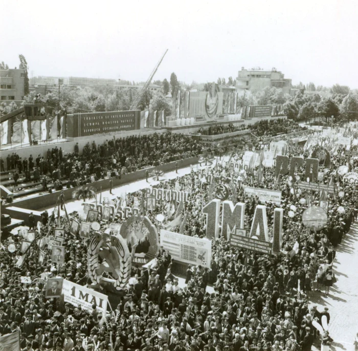 1 Mai, înainte de căderea comunismului FOTO Fototeca online a comunismului românesc