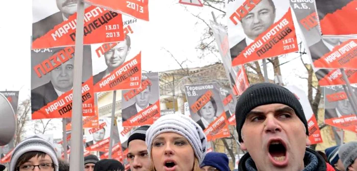20.000 de ruşi au ieşit în stradă la Moscova la chemarea opozitiei FOTO AFP
