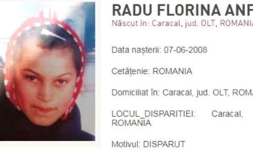 fata disparuta caracal jpeg