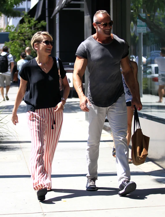 Sharon Stone And A Friend Out Shopping In Beverly Hills jpeg
