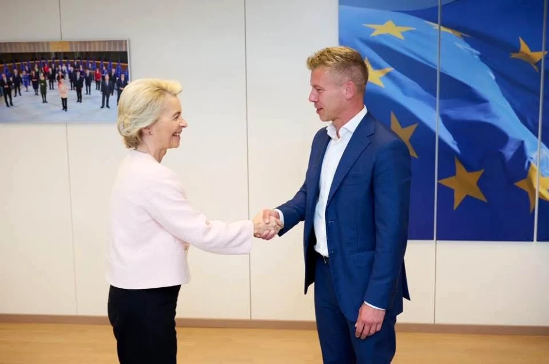 Ursula von der Leyen și Peter Magyar FOTO: Facebook