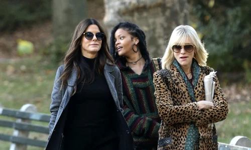 Stars On The Set Of 'Ocean's Eight' In NYC jpeg