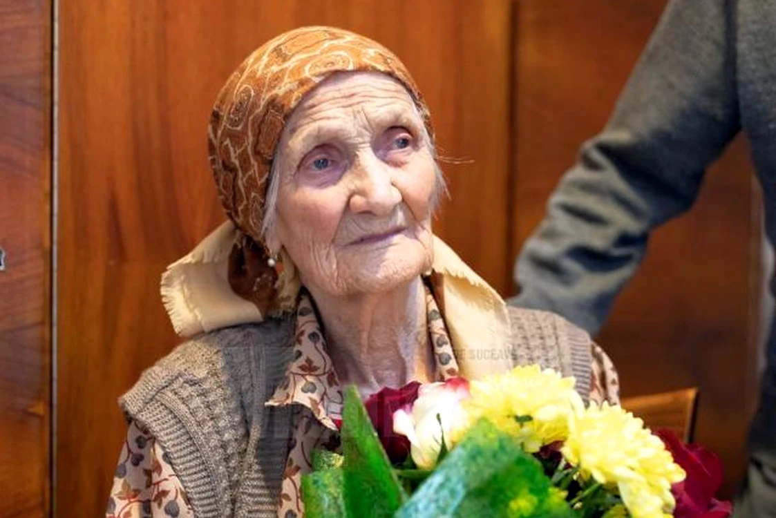 Viorica Hogaș, cea mai bătrână suceveancă FOTO Monitorul de Suceava