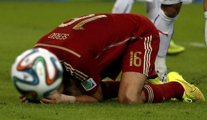Sergio Busquets, mijlocaş la echipa naţională a Spaniei FOTO Reuters