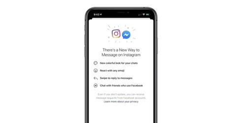 Facebook uneşte chat-urile Instagram şi Messenger 
