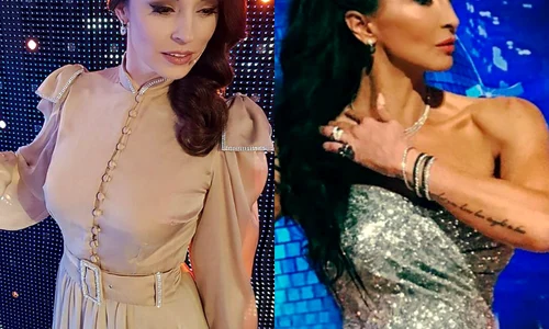 Andreea Marin vs Mihaela Radulescu rochie vintage vs rochie paiete jpeg