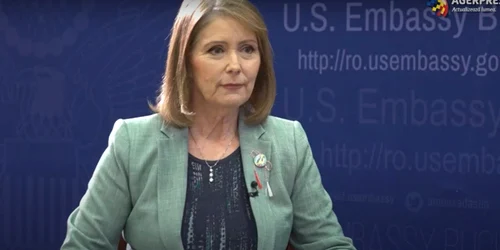 ambasadorul SUA la București Kathleen Kavalec FOTO Captură Video jpg