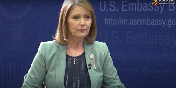 ambasadorul SUA la București Kathleen Kavalec FOTO Captură Video  jpg