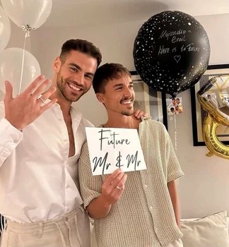 Emil Rengle și Alejandro s-au logodit anul trecut foto: Instagram 