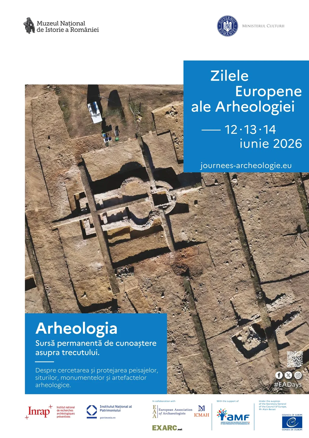 Afiș Zilele Europene ale Patrimoniului (ZEA) la MNIR 2026 jpg
