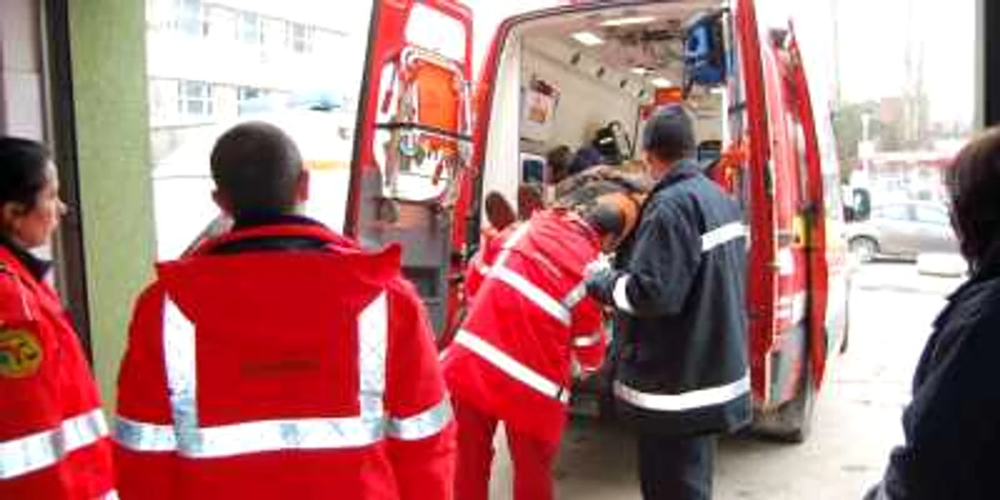 Bărbatul a ajuns la spital