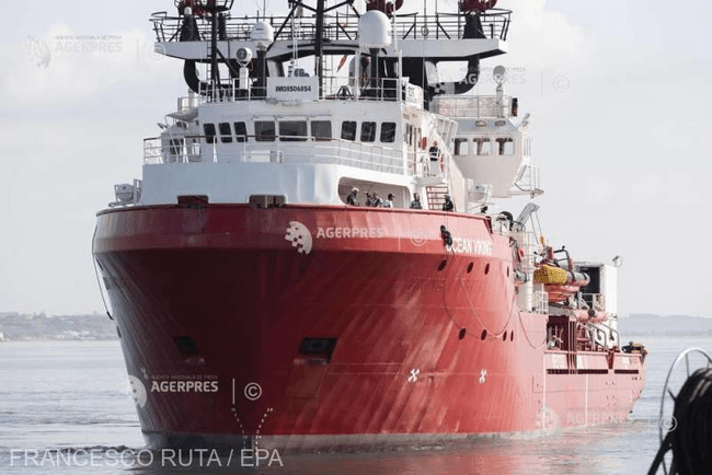 268 de migranți salvați de nava umanitară Ocean Viking în Marea Mediterană