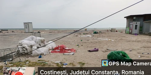 Gunoaie pe plaja costinesti foto Garda de Mediu jpeg