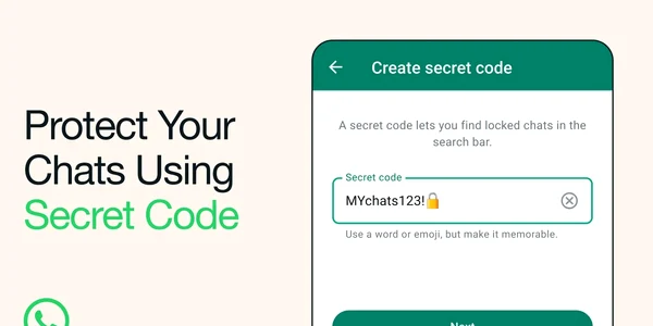 WhatsApp introduce parolă pentru conversațiile secrete jpg