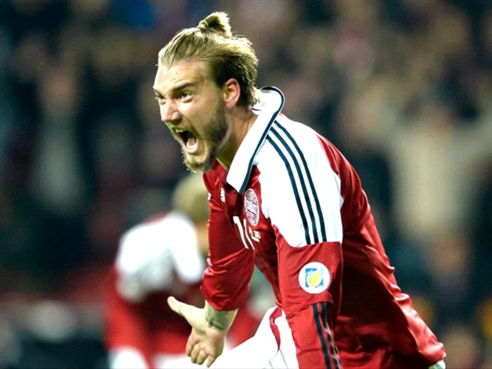 Bendtner a pedalat în gol pentru Danemarca