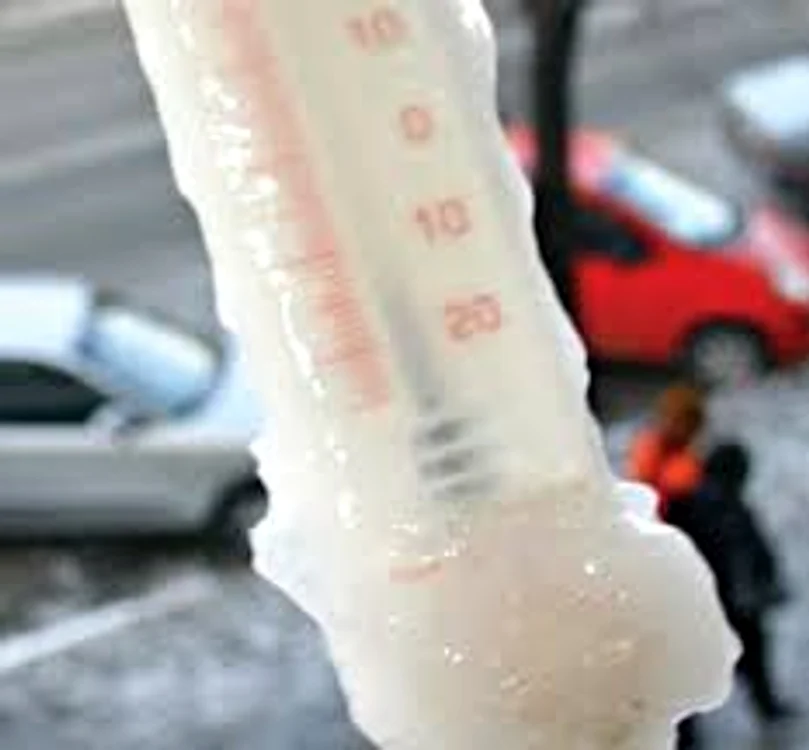 Minus 15 grade s-au înregistrat, luni dimineață, la Miercurea Ciuc