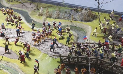 Diorama bătăliei de la Podul Înalt jpeg