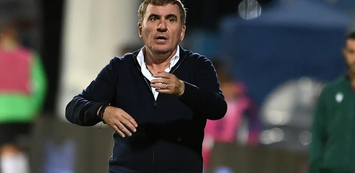 Gică Hagi, extrem nervos la meciul cu Poli Iași. Sportpictures 