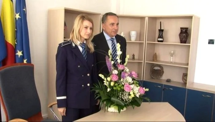 Loredana Basamac şi-a început activitatea la Poliţia Braşov. FOTObzb.ro