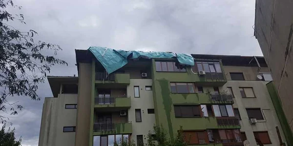 Timişoara în imagini după furtuna de duminică FOTO Facebook/Info Trafic jud. Timiş