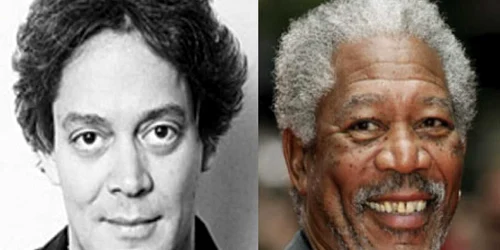 Raúl Juliá şi Morgan Freeman