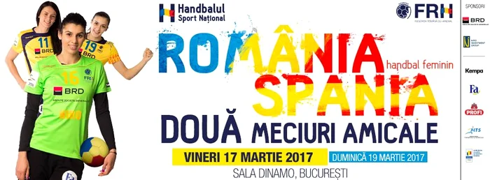 Afișul ”dublei” cu Spania