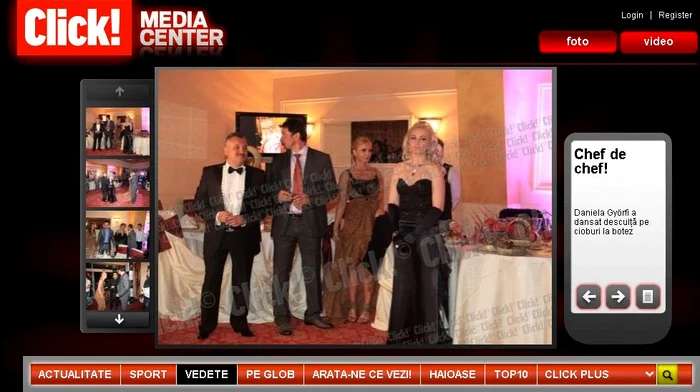 Daniela Györfi a dansat desculţă pe  cioburi la botez