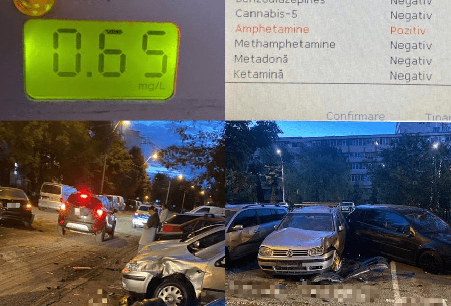Recorduri negative şi făptașii lor. Şoferi băuţi şi drogaţi, tamponări în lanț şi un hoţ perseverent