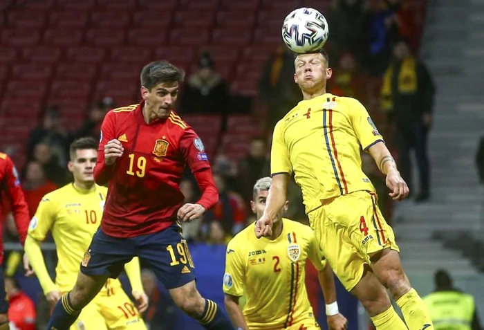 Rus și-a marcat un autogol in meciul cu Spania, de la MadridFOTO: EPA