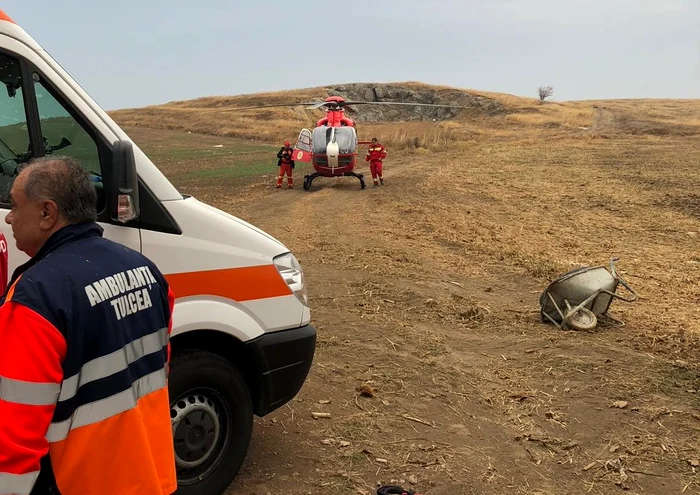 Un elicopter SMURD a fost chemat la locul accidentuluifoto: captura Adevarul.ro