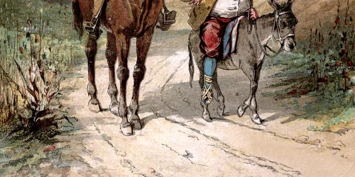 Jules (after) David   Don Quixote and Sancho Panza illustration of book by Miguel de Cervantes Histoir   (MeisterDrucke 1474017) jpeg
