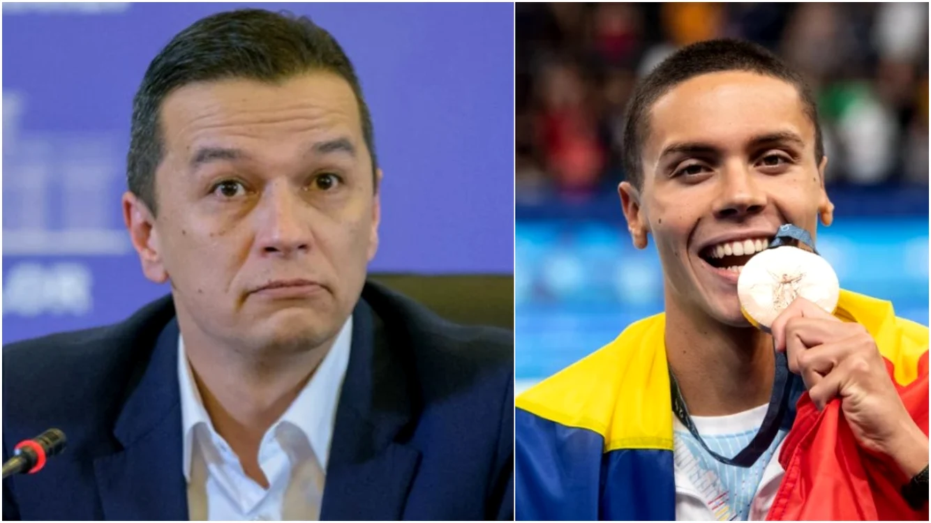 Sorin Grindeanu, David Popovici - Foto: colaj
