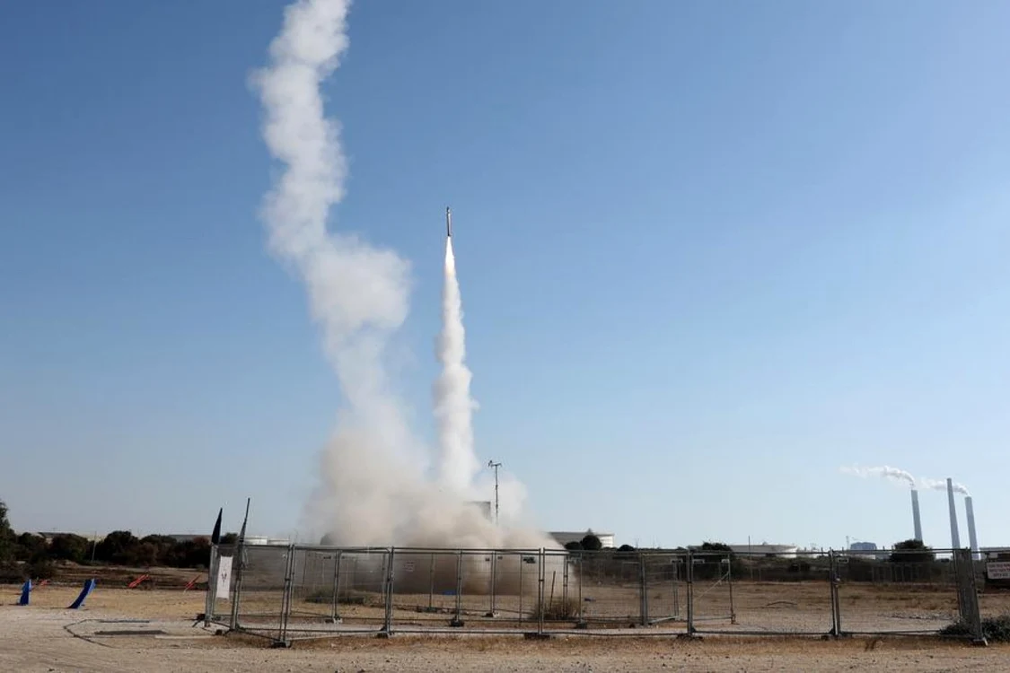 Sistemul „Domul de Fier”, activat pentru respingerea unei rachete lansate de Hamas FOTO EPA-EFE