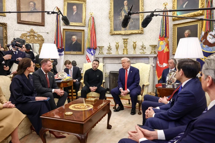 Schimbul tensionat între Zelenski, Trump și Vance s-a petrecut în fața presei FOTO PROFIMEDIA