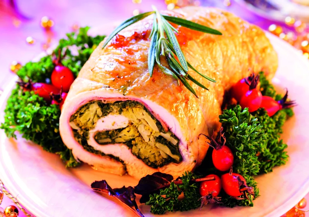 Roast turkey roll for Christmas jpeg
