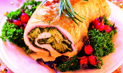 Roast turkey roll for Christmas jpeg