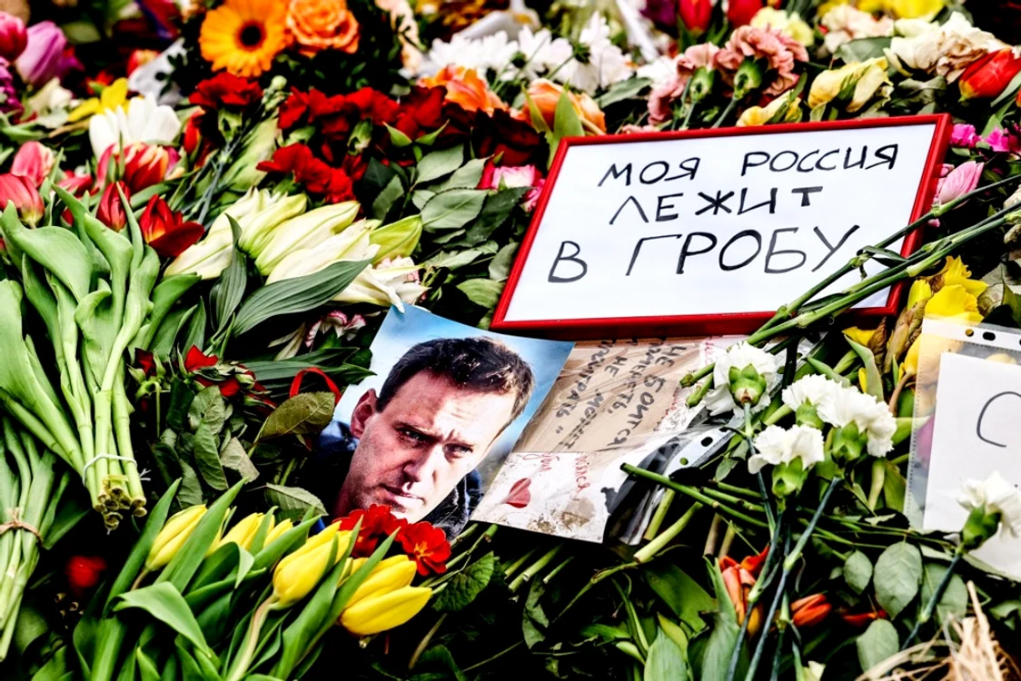 Memorial improvizat pentru Aleksei Navalnîi FOTO EPA-EFE