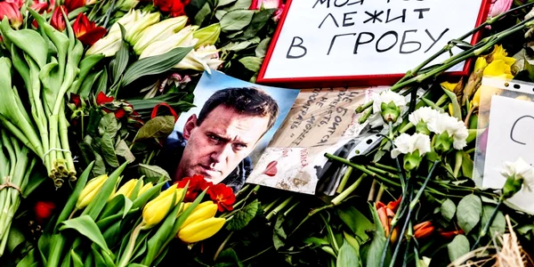 Memorial improvizat pentru Navalnii FOTO EPA EFE jpg