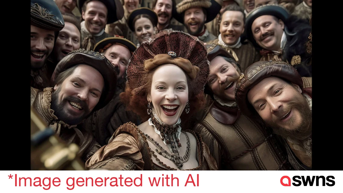 Regina Elisabeta I imagine creată cu aplicația cu AI Midjourney FOTO Profimedia jpg