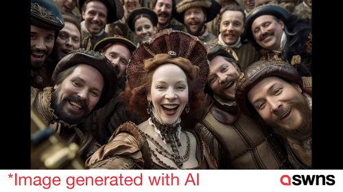 Regina Elisabeta I imagine creată cu aplicația cu AI Midjourney FOTO Profimedia jpg