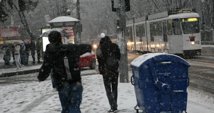 Tinerii au început deja să se bulgărească