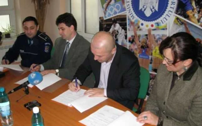 Semnarea protocolului de organizare a Cupei Liceelor