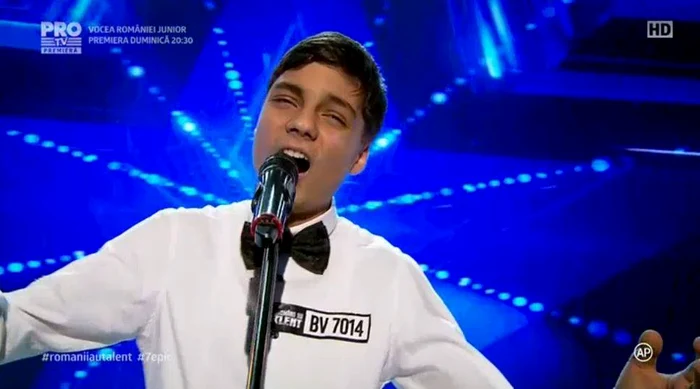 
    Florin, concurentul cu o voce de aur de la Românii au talentfoto:captură ProTv  