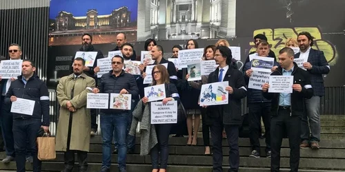 Protest magistrati Bruxelles