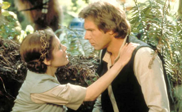 Carrie Fisher şi Harrison Ford s-au cuplat în 1980, pe platoul de filmare al „Războiului Stelelor: Imperiul contraatacă”