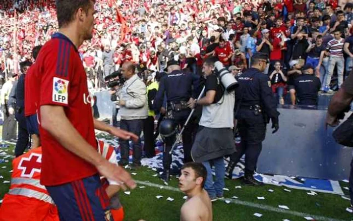 Oriol, marcatorul golului, şocat de evenimentele care au urmat. FOTO: Marca