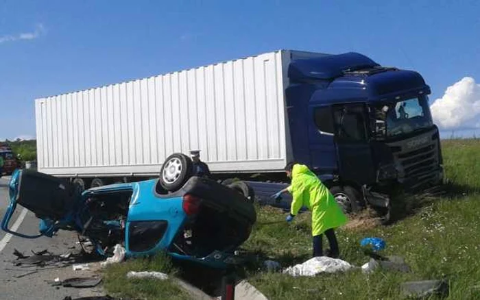 Accident grav în Mehedinţi FOTO Alexandra Georgescu