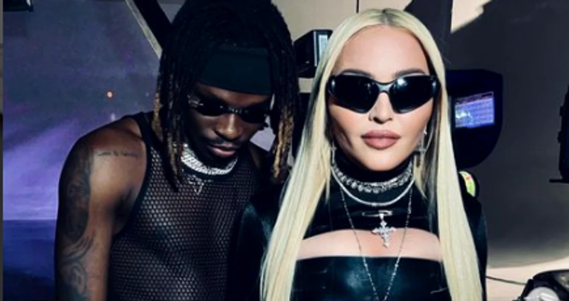 Madonna, de nerecunoscut pe platoul de filmare al noului clip. Provocatoare în latex negru